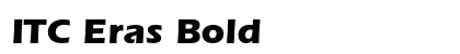 ITC Eras Bold preview