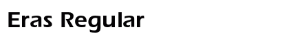 Eras Regular Preview
