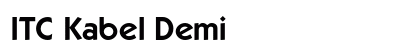ITC Kabel Demi Font