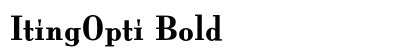 ItingOpti Bold preview