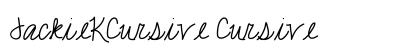 JackieKCursive Cursive preview