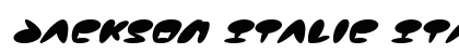 Jackson Italic Italic preview