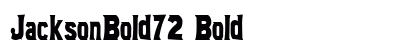 JacksonBold72 Bold preview