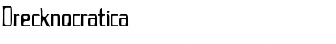 Drecknocratica Font