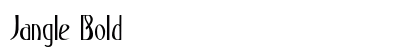 Jangle Bold preview