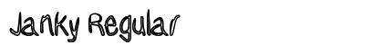 Janky Regular preview