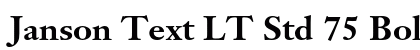 Janson Text LT Std 75 Bold preview