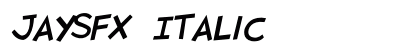 JaySFX Italic Preview