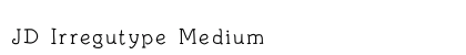 JD Irregutype Medium preview