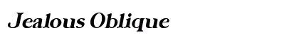 Jealous Oblique preview