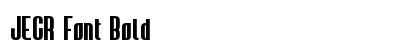 JECR Font Bold preview