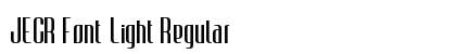 JECR Font Light Regular preview