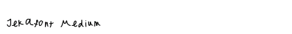 Jekafont Medium preview