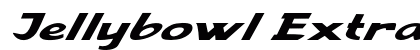 Jellybowl Extra-expanded Italic preview