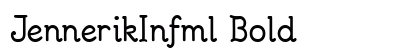 JennerikInfml Bold preview