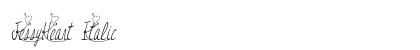 JessyHeart Italic preview
