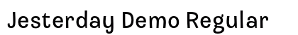 Jesterday Demo Regular preview