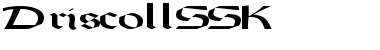 DriscollSSK Regular Font