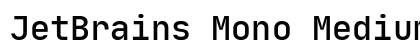 JetBrains Mono Medium preview