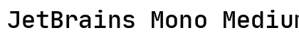 JetBrains Mono Medium preview