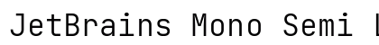 JetBrains Mono Semi Light Preview