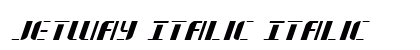 Jetway Italic Italic preview