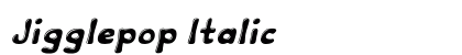 Jigglepop Italic preview