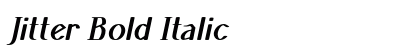 Jitter Bold Italic Preview