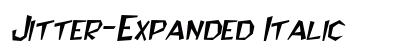Jitter-Expanded Italic preview