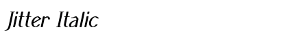Jitter Italic Preview