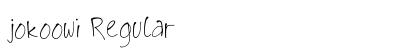 jokoowi Regular preview
