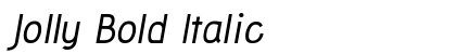 Jolly Bold Italic Preview
