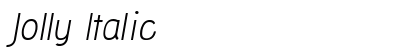 Jolly Italic Preview