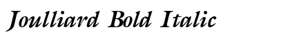 Joulliard Bold Italic Preview