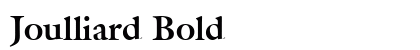 Joulliard Bold Preview