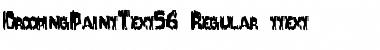 DroopingPaintText56 Font