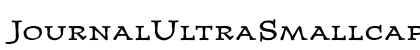 JournalUltraSmallcaps Medium preview