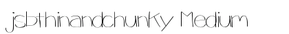 jsbthinandchunky Medium preview