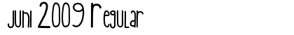 juni 2009 Regular preview