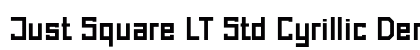 Just Square LT Std Cyrillic Demi preview