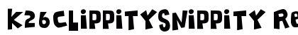 K26ClippitySnippity Regular preview