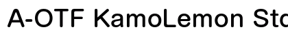 A-OTF KamoLemon Std M preview