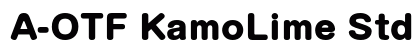 A-OTF KamoLime Std H preview