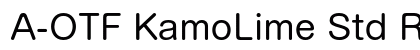 A-OTF KamoLime Std R preview