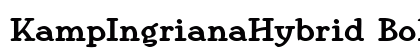 KampIngrianaHybrid Bold preview
