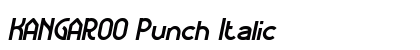 KANGAROO Punch Italic Preview
