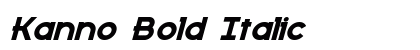Kanno Bold Italic Preview