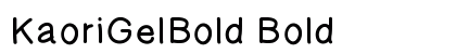 KaoriGelBold Bold preview