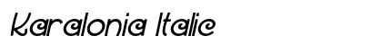 Karalonia Italic Preview