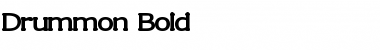 Drummon Bold Font Drummon Bold Font